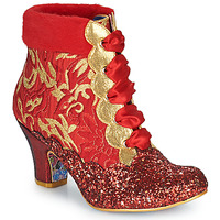 Zapatos Mujer Botines Irregular Choice Fancy A Cuppa Rojo / Oro