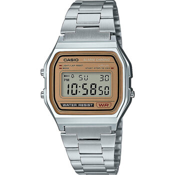 Relojes & Joyas Mujer Relojes digitales Casio A158WEA-9EF, Quartz, 33mm, 3ATM Plata