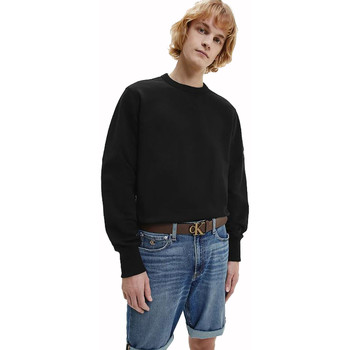 textil Hombre Sudaderas Calvin Klein Jeans SUDADERA MONOLOGO  HOMBRE Negro