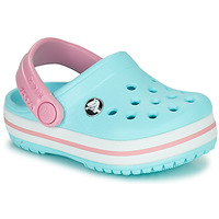 Zapatos Niños Zuecos (Clogs) Crocs CROCBAND CLOG T Azul / Rosa