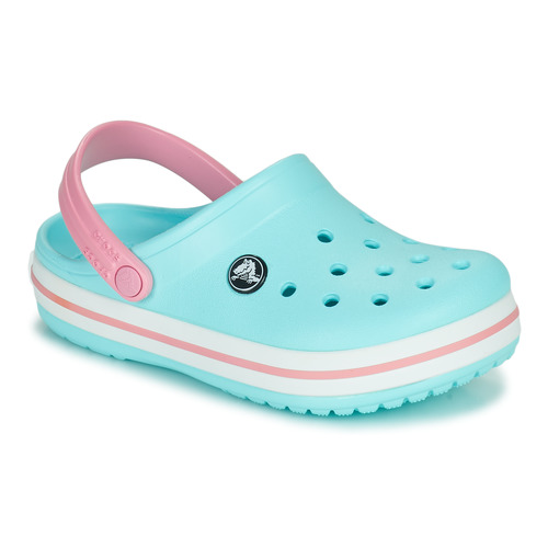 Zapatos Niña Zuecos (Clogs) Crocs CROCBAND CLOG K Azul / Rosa