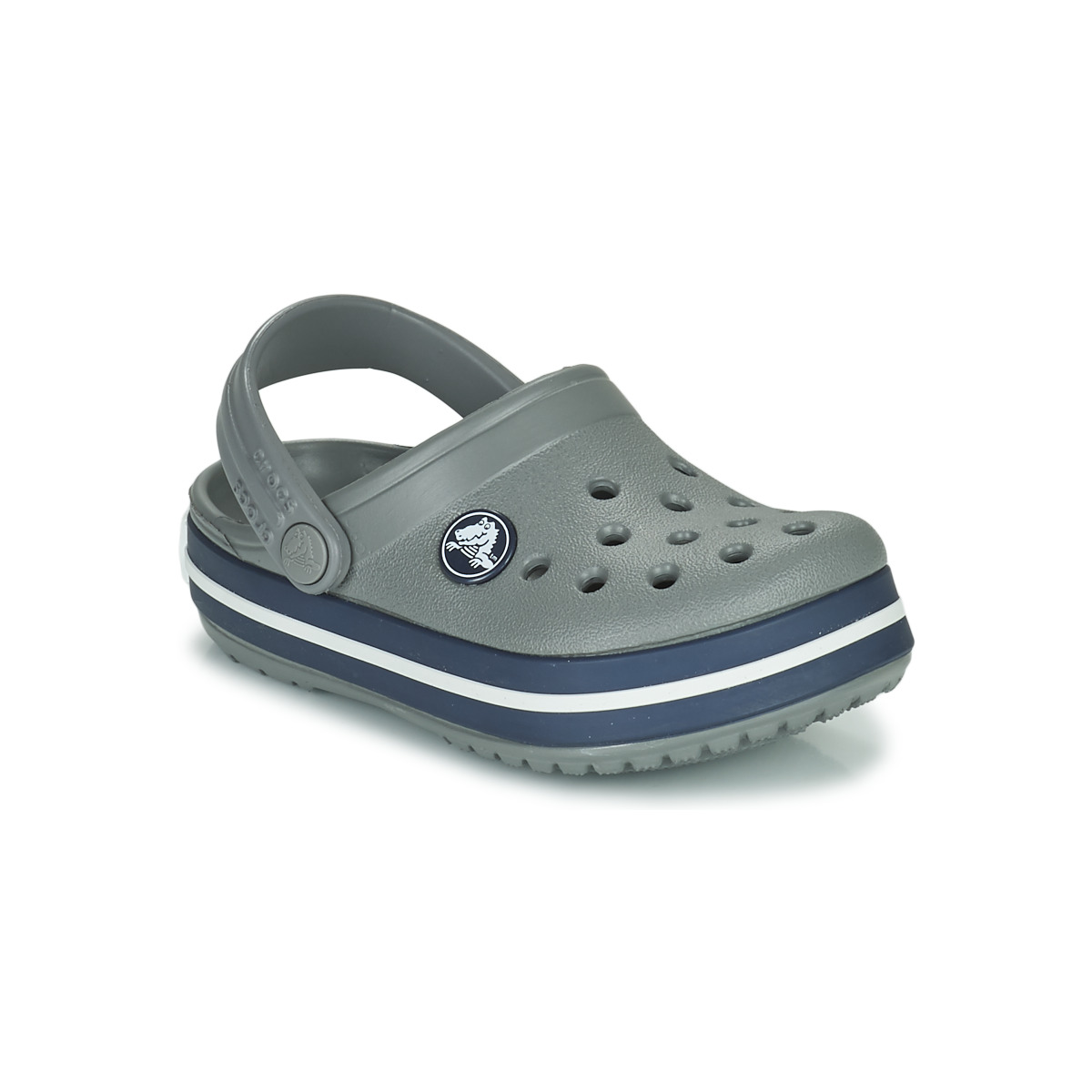 Zapatos Niños Zuecos (Clogs) Crocs CROCBAND CLOG T Gris / Marino
