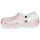 Zapatos Niña Zuecos (Clogs) Crocs Classic Glitter Clog K Blanco / Rosa