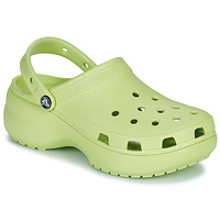 Zapatos Mujer Zuecos (Clogs) Crocs CLASSIC PLATFORM CLOG W Verde