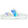 Zapatos Mujer Zuecos (Mules) Crocs CLASSIC CROCS SOLARIZED SANDAL Blanco / Azul