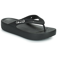 Zapatos Mujer Chanclas Crocs Classic Platform Flip W Negro