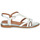 Zapatos Mujer Sandalias Karston SOBIA Blanco / Plateado