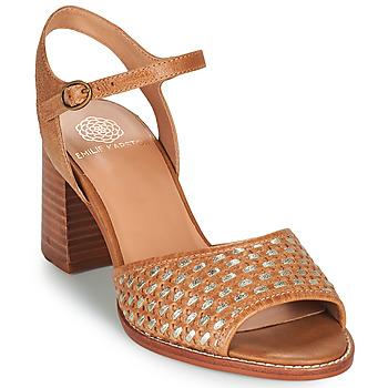 Zapatos Mujer Sandalias Karston LIDYE Camel / Oro