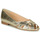 Zapatos Mujer Bailarinas-manoletinas Maison Minelli PERRINE Oro