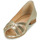 Zapatos Mujer Bailarinas-manoletinas Maison Minelli PERRINE Oro