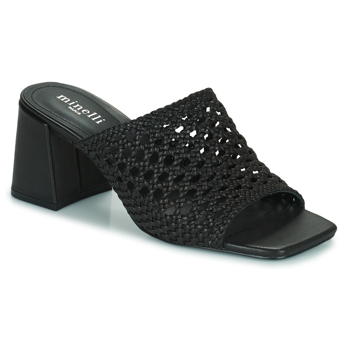 Zapatos Mujer Zuecos (Mules) Minelli SOLINE Negro