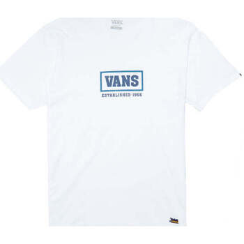 textil Tops y Camisetas Vans T-Shirt  Take A Stand Box SS White Blanco