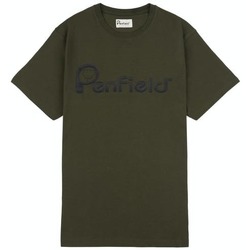 textil Hombre Camisetas manga corta Penfield T-shirt  Bear Chest vert forêt
