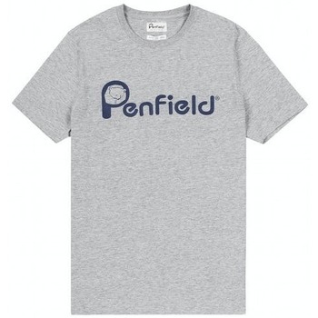 textil Hombre Camisetas manga corta Penfield T-shirt  Bear Chest Gris