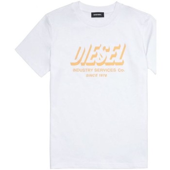 textil Niños Camisetas manga corta Diesel J00292 0GRAM - TDIEGOSA5-K100 Blanco
