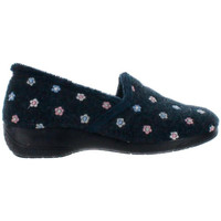Zapatos Mujer Pantuflas Cabrera Zapatilla de casa -5449 para mujer con cuña color marino 534