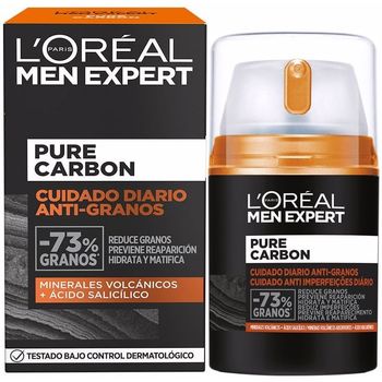 L'oréal Men Expert Pure Charcoal Cuidado Diario Antigranos 