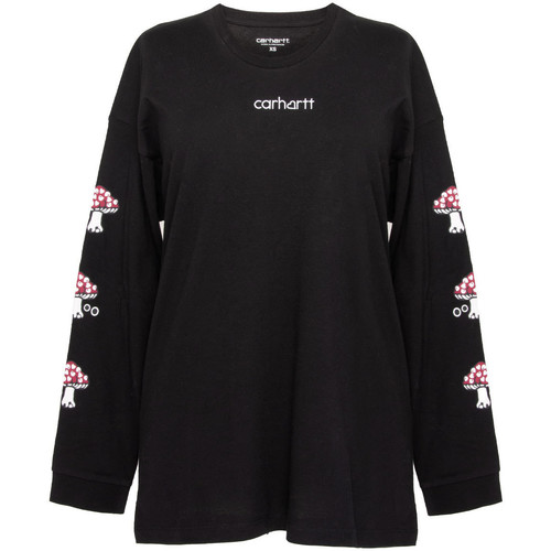 textil Mujer Tops y Camisetas Carhartt I029653 Negro