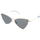 Relojes & Joyas Gafas de sol Yves Saint Laurent Occhiali da Sole Saint Laurent New Wave SL 303 Jerry 004 Oro