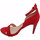 Zapatos Mujer Sandalias Adriann Lasconi 1940 Rojo