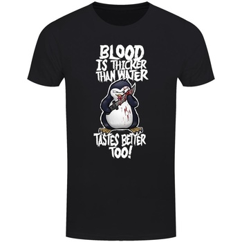 textil Hombre Camisetas manga larga Psycho Penguin  Negro