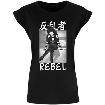 textil Mujer Camisetas manga larga Tokyo Spirit Rebel Negro