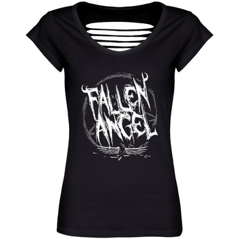 textil Mujer Camisetas manga larga Grindstore Fallen Angel Negro