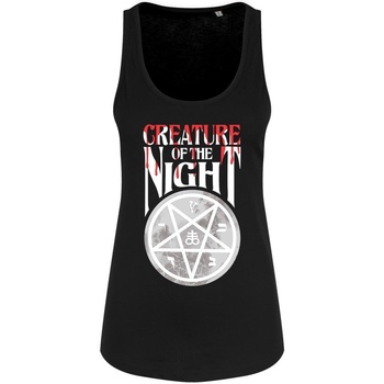 textil Mujer Camisetas sin mangas Grindstore Creature Of The Night Negro