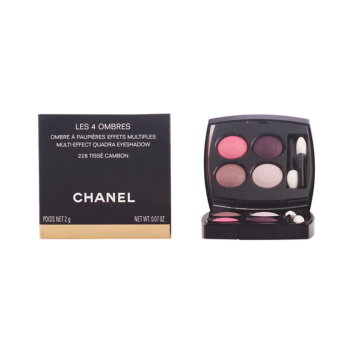 Belleza Mujer Sombra de ojos & bases Chanel Les 4 Ombres 228-tissé Cambon 