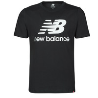 textil Hombre Camisetas manga corta New Balance ESSE STEE LOGO TEE Negro
