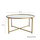 Casa Mesas de centro Decortie Coffee Table - Gold Sun S404 Gold