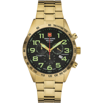 Relojes & Joyas Hombre Relojes analógicos Swiss Alpine Military Swiss Military 70.479.114, Quartz, 45mm, 10ATM Oro