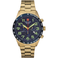 Relojes & Joyas Hombre Relojes analógicos Swiss Alpine Military Swiss Military 70.479.115, Quartz, 45mm, 10ATM Oro