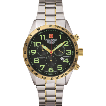 Relojes & Joyas Hombre Relojes analógicos Swiss Alpine Military Swiss Military 70.479.144, Quartz, 45mm, 10ATM Plata