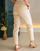 textil Mujer Pantalones con 5 bolsillos Céleste LEA Oro / Beige