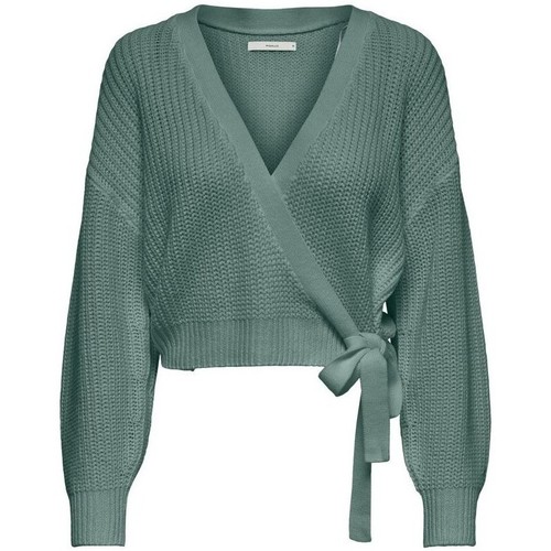 textil Mujer Jerséis Only Breda Wrap Cardigan - Chinois Green Verde
