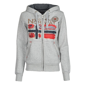 textil Mujer Sudaderas Geographical Norway FARLOTTE Gris
