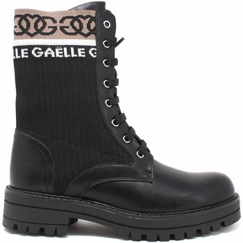 Zapatos Niños Botas de caña baja GaËlle Paris G-1161 Negro