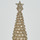 Casa Decoraciones de Navidad Bizzotto PINO KAMILLA ORO H24 Blanco