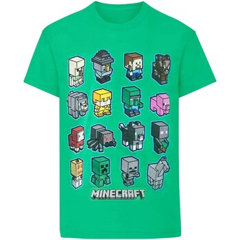 textil Niño Camisetas manga larga Minecraft NS5412 Verde