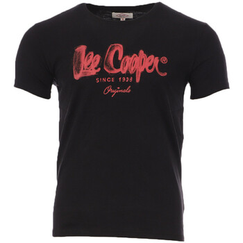 textil Hombre Camisetas manga corta Lee Cooper  Negro