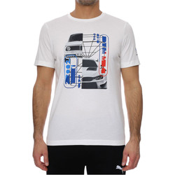textil Hombre Camisetas manga corta Puma BMW Motorsport Graphic Tee Blanco