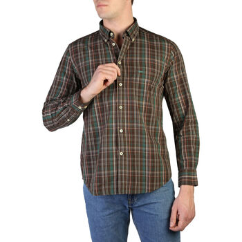 textil Hombre Camisas manga larga Carrera - 213B_1230A Marrón