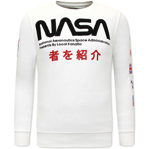 textil Hombre Sudaderas Local Fanatic Sweater Hombre NASA International W Blanco