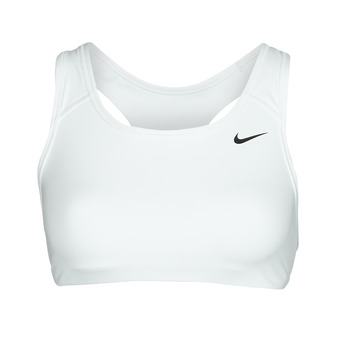textil Mujer Sujetador deportivo  Nike Swoosh Medium-Support Non-Padded Sports Bra Blanco / Negro