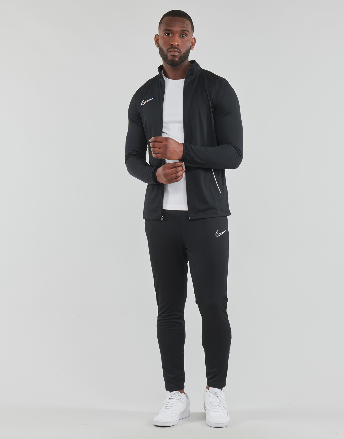 textil Hombre Conjuntos chándal Nike Dri-FIT Miler Knit Soccer Negro
