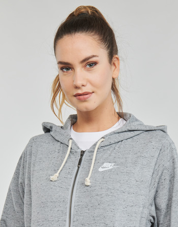Nike Full-Zip Hoodie Gris / Heather / Blanco