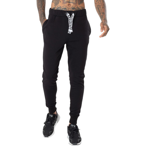 textil Hombre Pantalones de chándal Justhype Ltd Drawcord Joggers Negro
