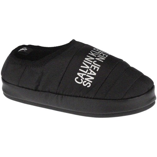 Zapatos Mujer Pantuflas Calvin Klein Jeans Home Shoe Slipper W Warm Lining Negro
