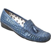 Zapatos Mujer Mocasín Marco GIL CUIR Azul
